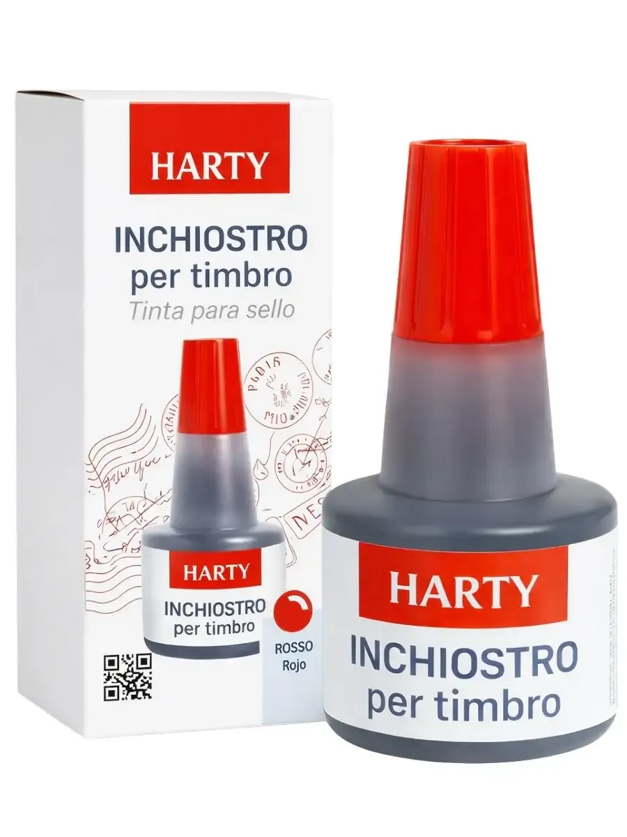 Frasco de tinta roja de 30 ml para cojín de sello al mayoreo