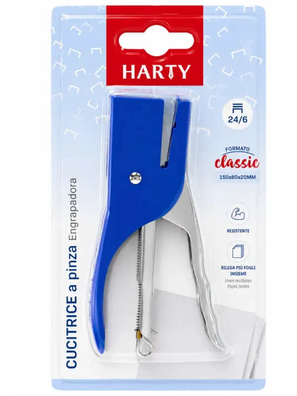 engrapadora harty tipo pinza 26/6 resistente mayoreo distribuidor