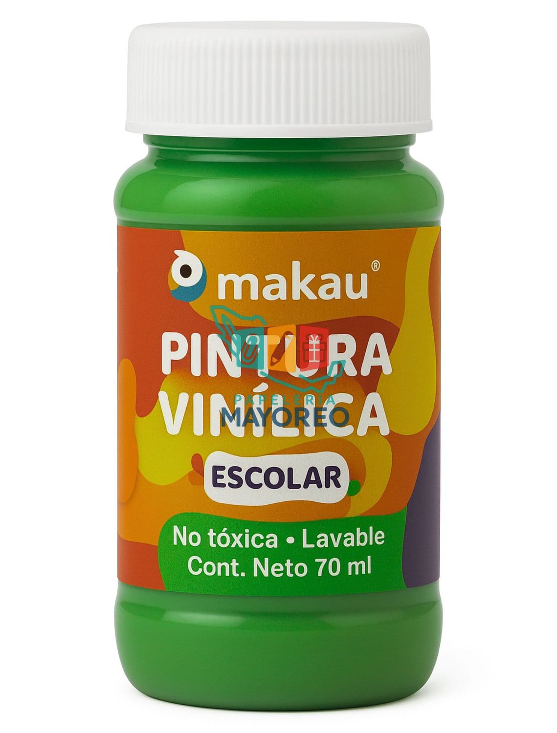 Pintura Vinílica Escolar Verde Bandera – 70 ml