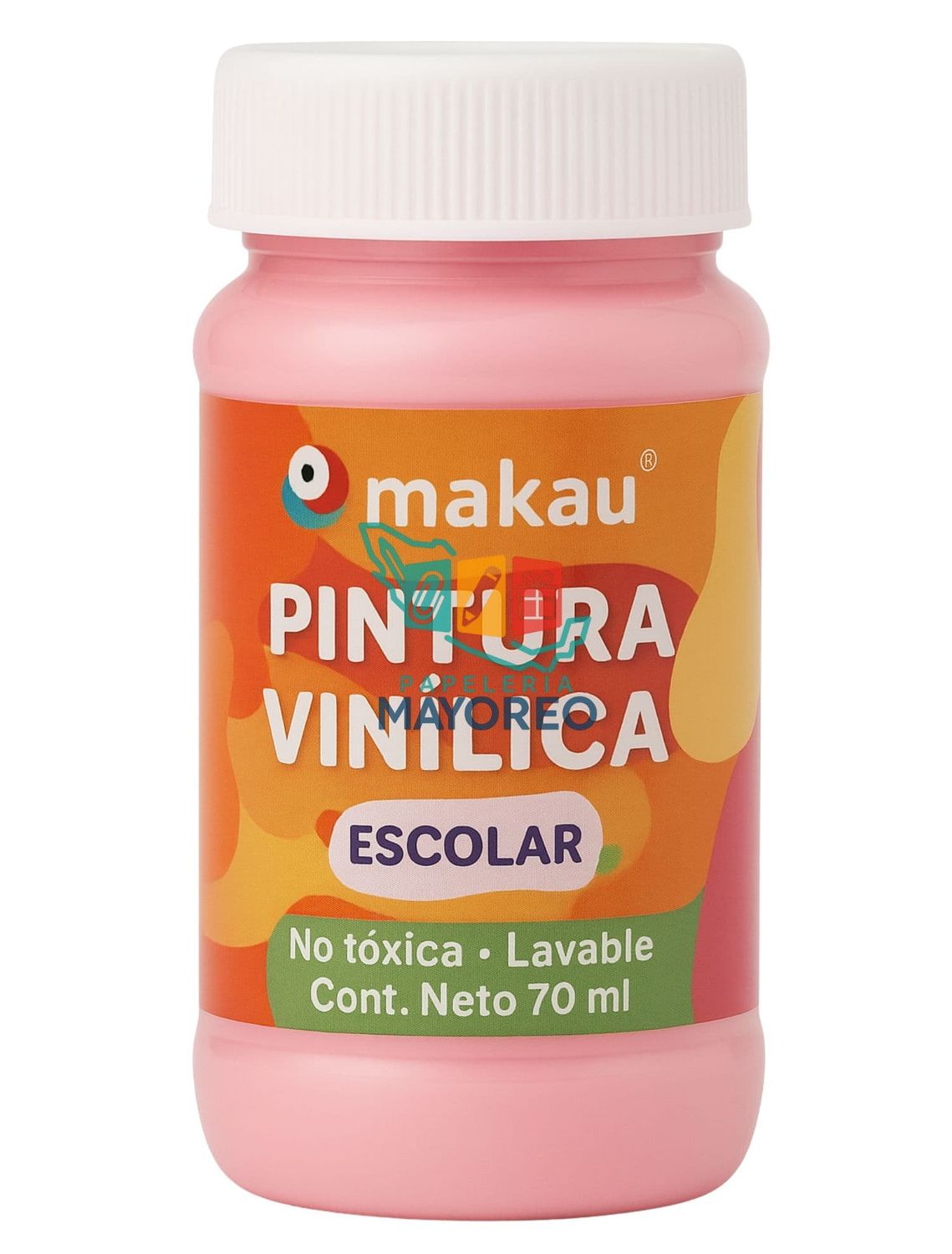 Pintura Vinílica Escolar Rosa Patel 70 ml