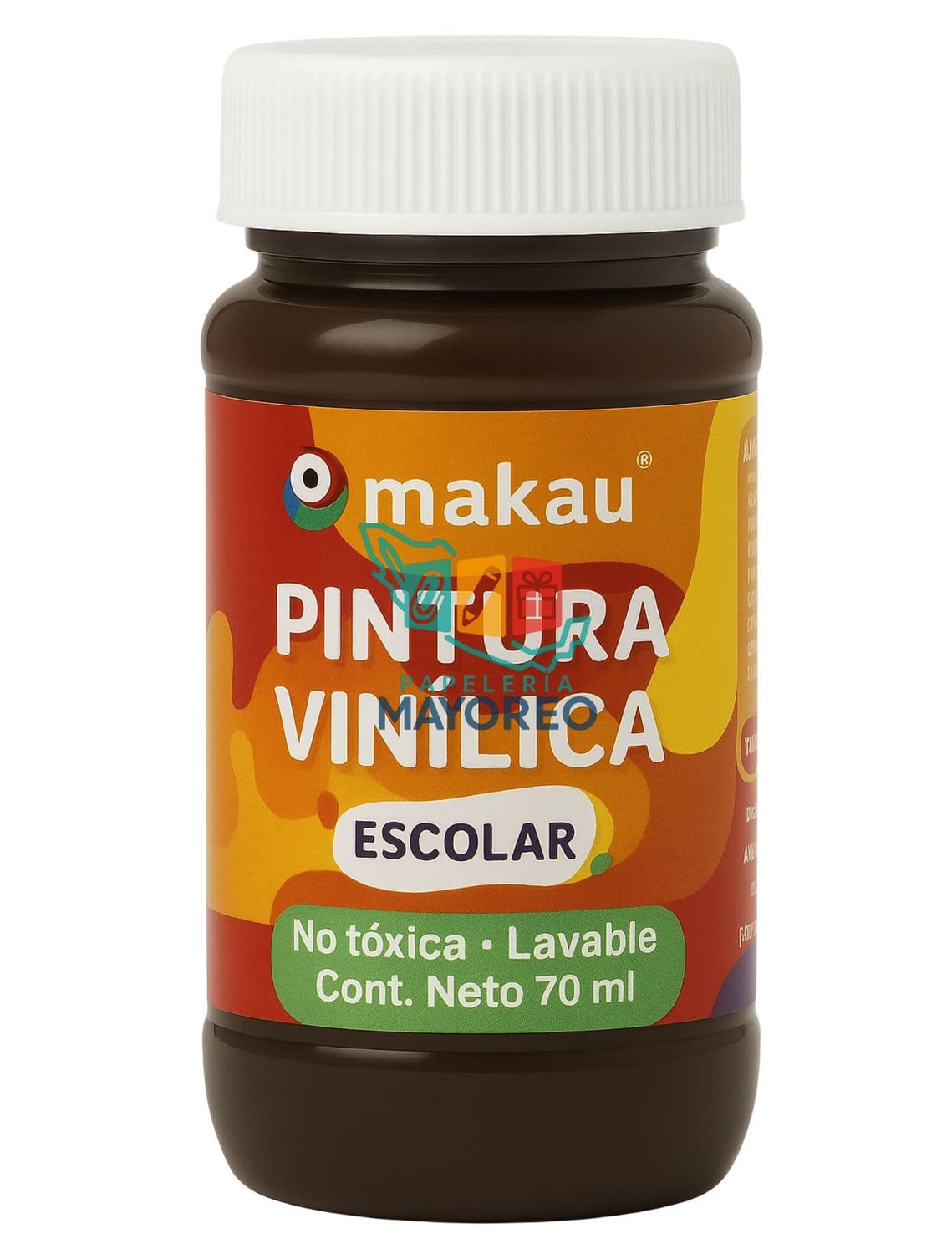 Pintura Vinílica Escolar Madera 70 ml