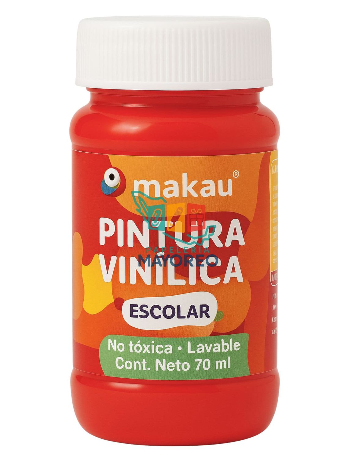 Pintura Vinílica Escolar Rojo 70 ml