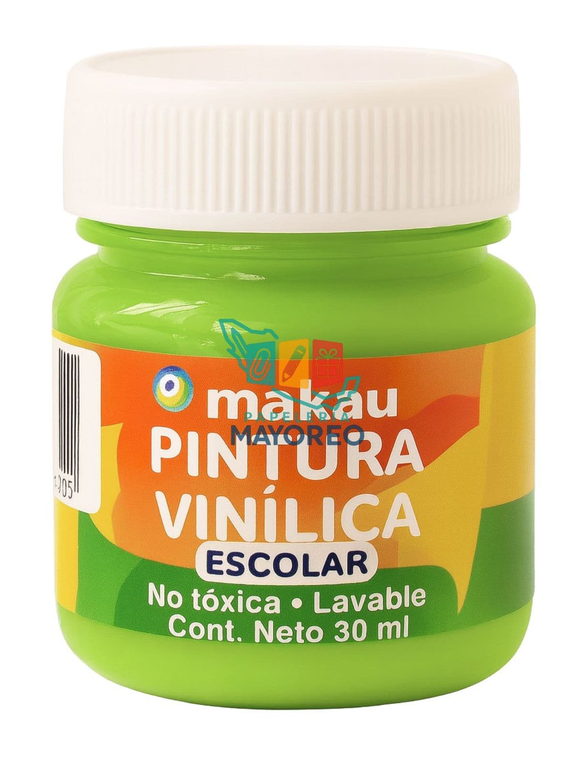 Pintura Vinílica Verde Pistache 30 ml  c/6 pzas