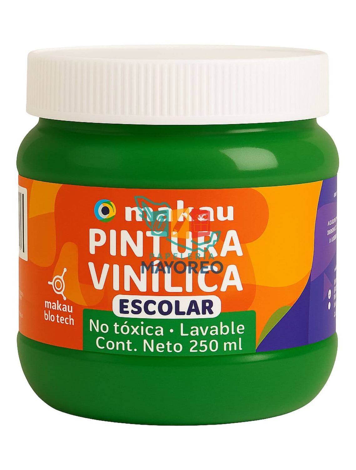 Pintura vinílica escolar verde bandera 250 ml