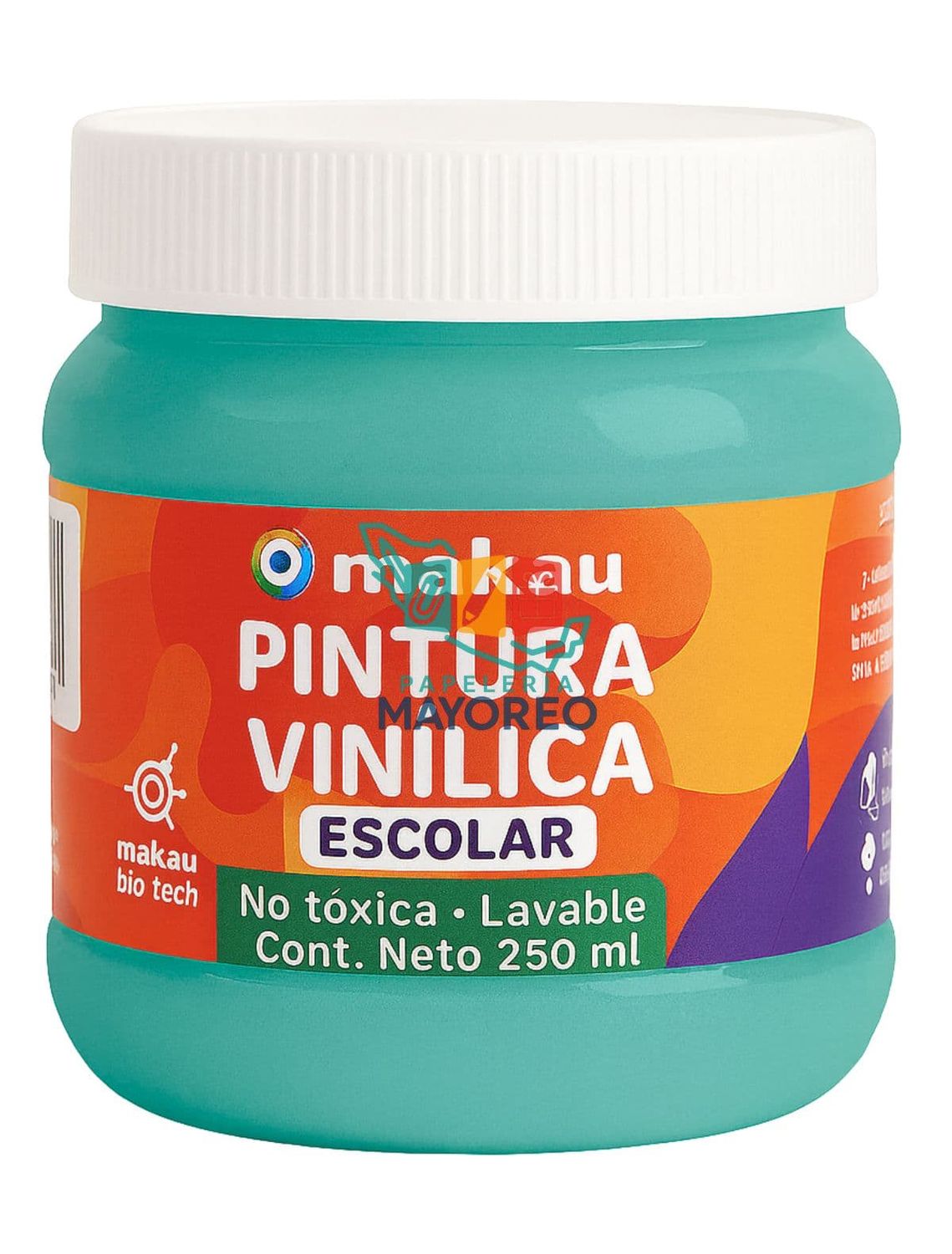 Pintura Vinílica Escolar turquesa 250 ml Pintura Vinílica Escolar turquesa 250 ml