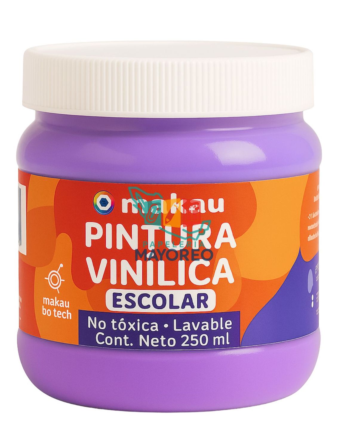 Pintura vinílica escolar lila 250 ml