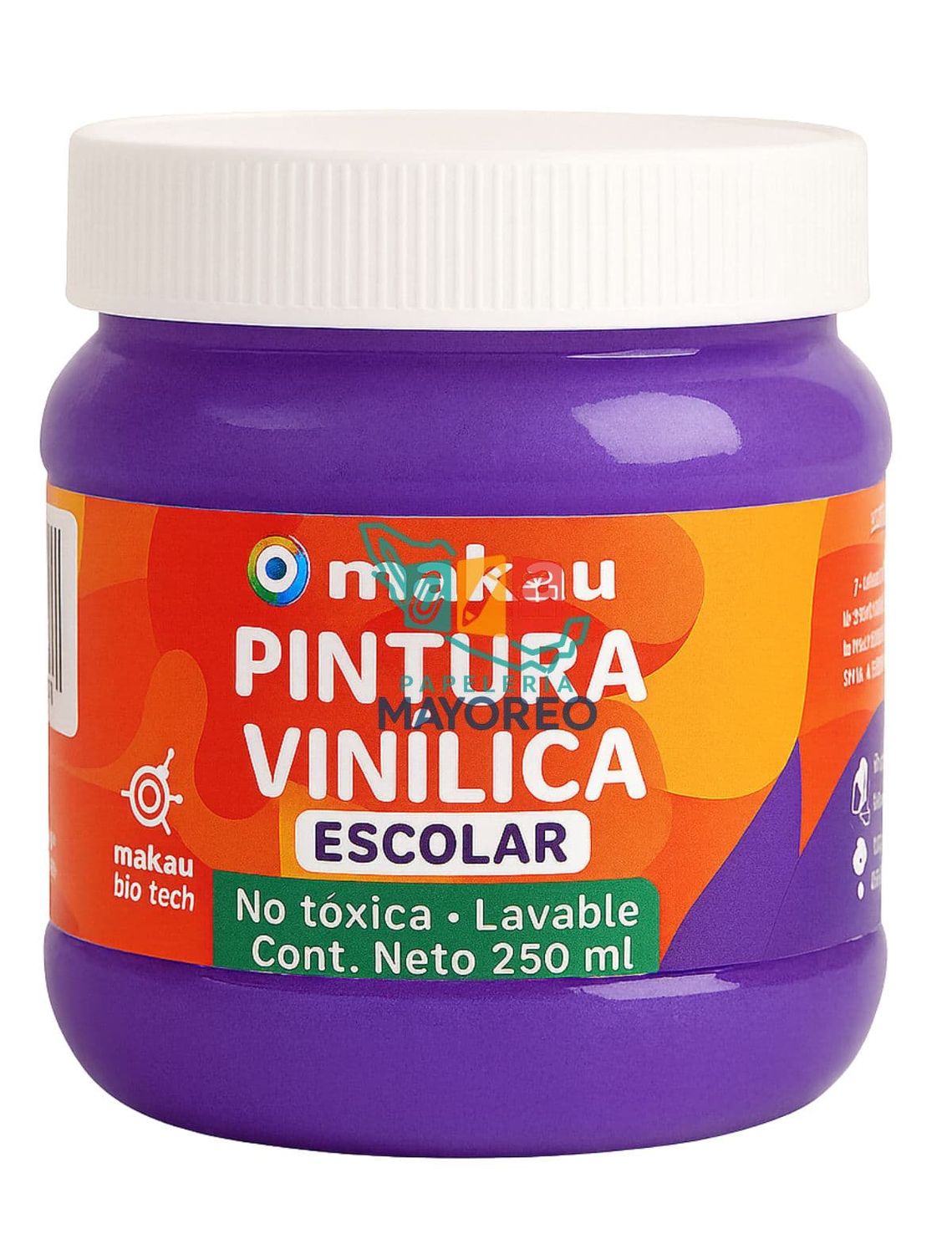 Pintura vinílica escolar morado 250 ml
