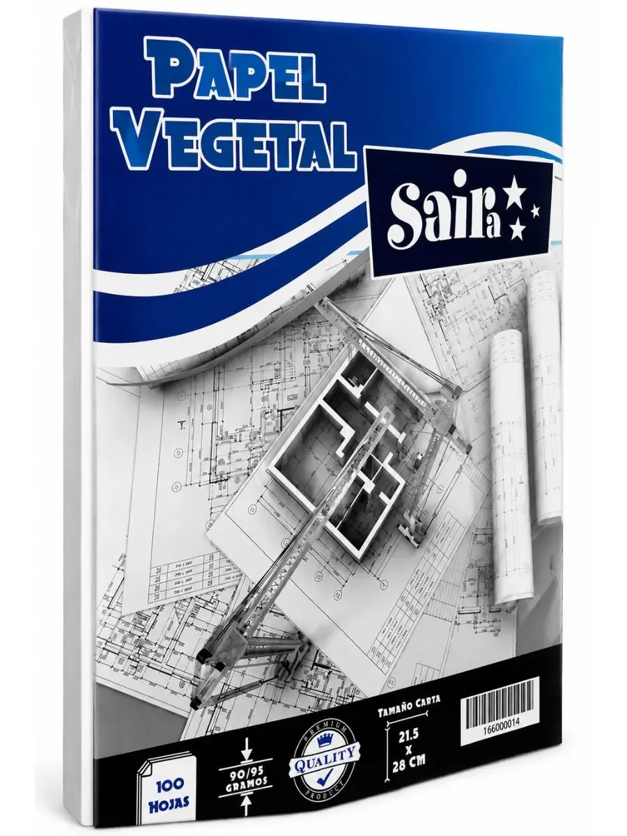 Paquete 100 hojas papel vegetal albanene 90-95gr carta