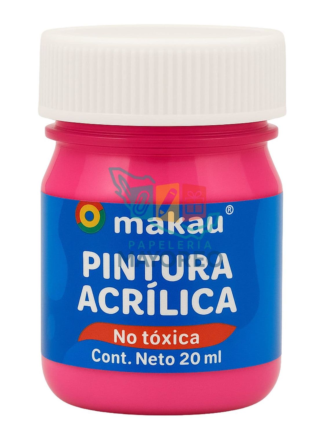 Pintura c/6 Acrílica Makau 20 ml Fiusha