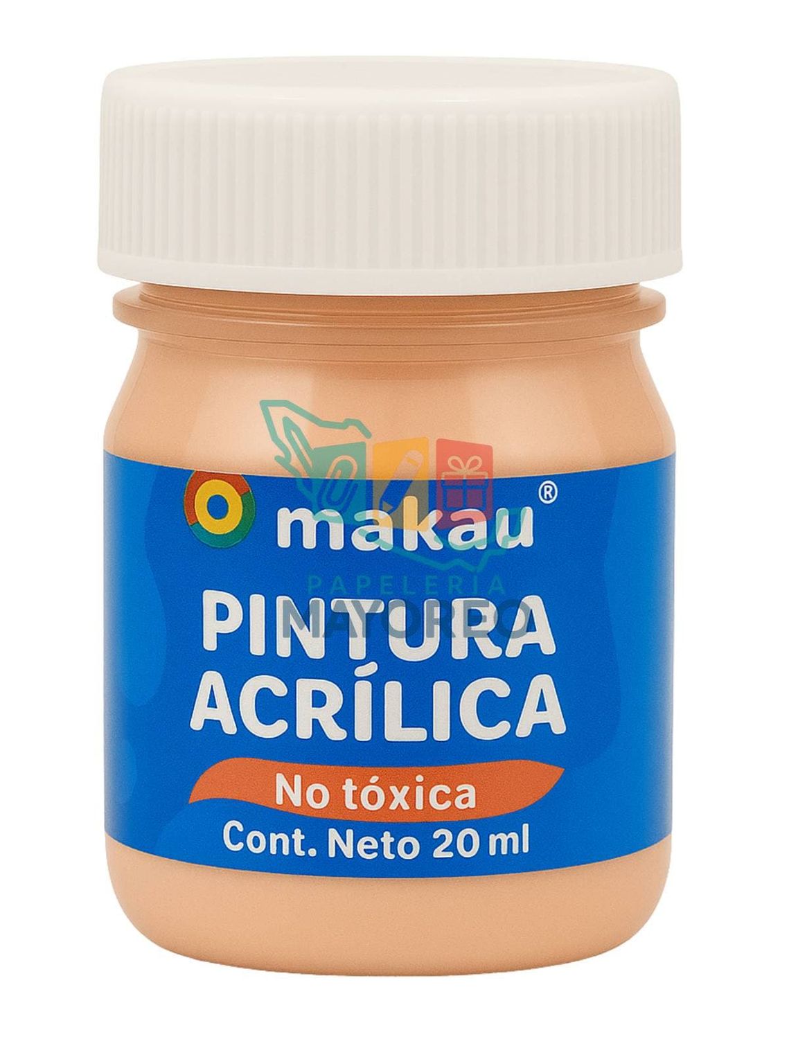 Pintura c/6 Acrílica Makau 20 ml Carne