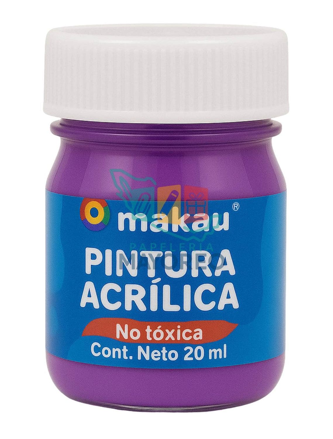 Pintura c/6 Acrílica Makau 20 ml Morado