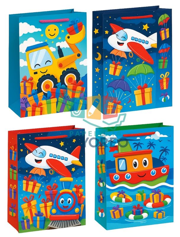 Bolsas Chicas c/9 Padcolor Tracks 22×15 cm