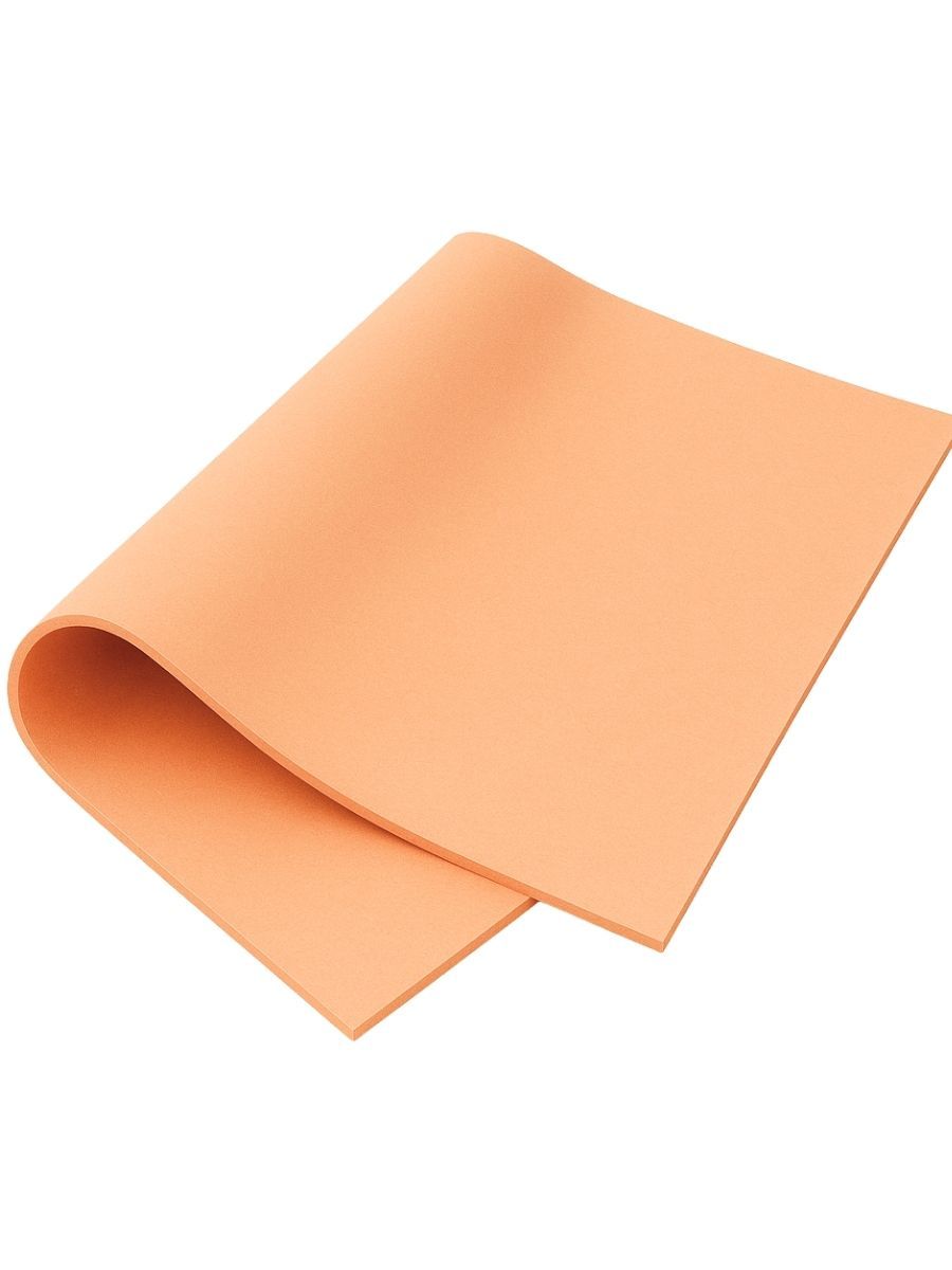 Foamy Pliego 70x95 cm Beige (2 piezas) - Mayoreo Surtido de pliegos de foamy beige con facturación inmediata para negocios.