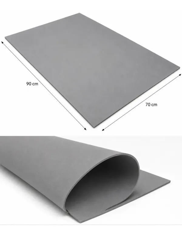 Foamy Pliego 70x90 cm Gris Paq c/2 pzas Paquete 2 piezas foamy pliego 70x90 cm color gris