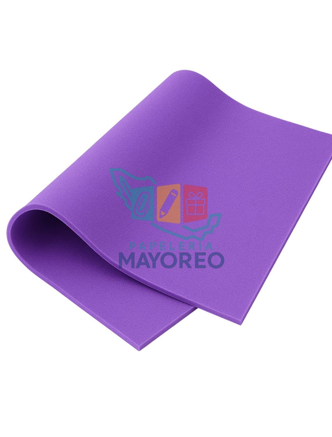 Foamy pliego 90x70 cm Morado c/2 pza – Mayoreo