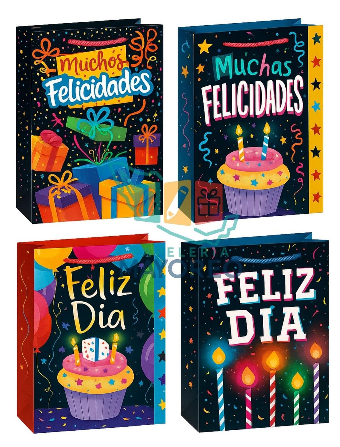 Bolsas con 8 Grande 36x25 cm Padcolor Láser – Mayoreo