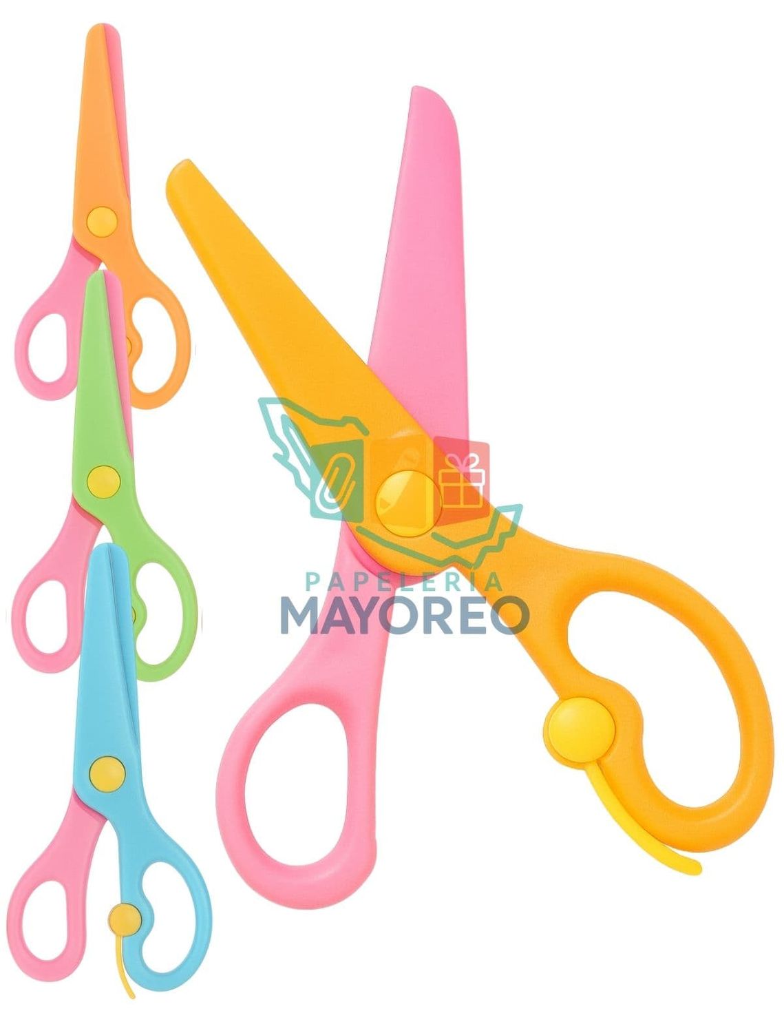 Tijera Harty Corte Seguro paquete con 4 piezas Tijera Harty Corte Seguro paquete con 4 piezas