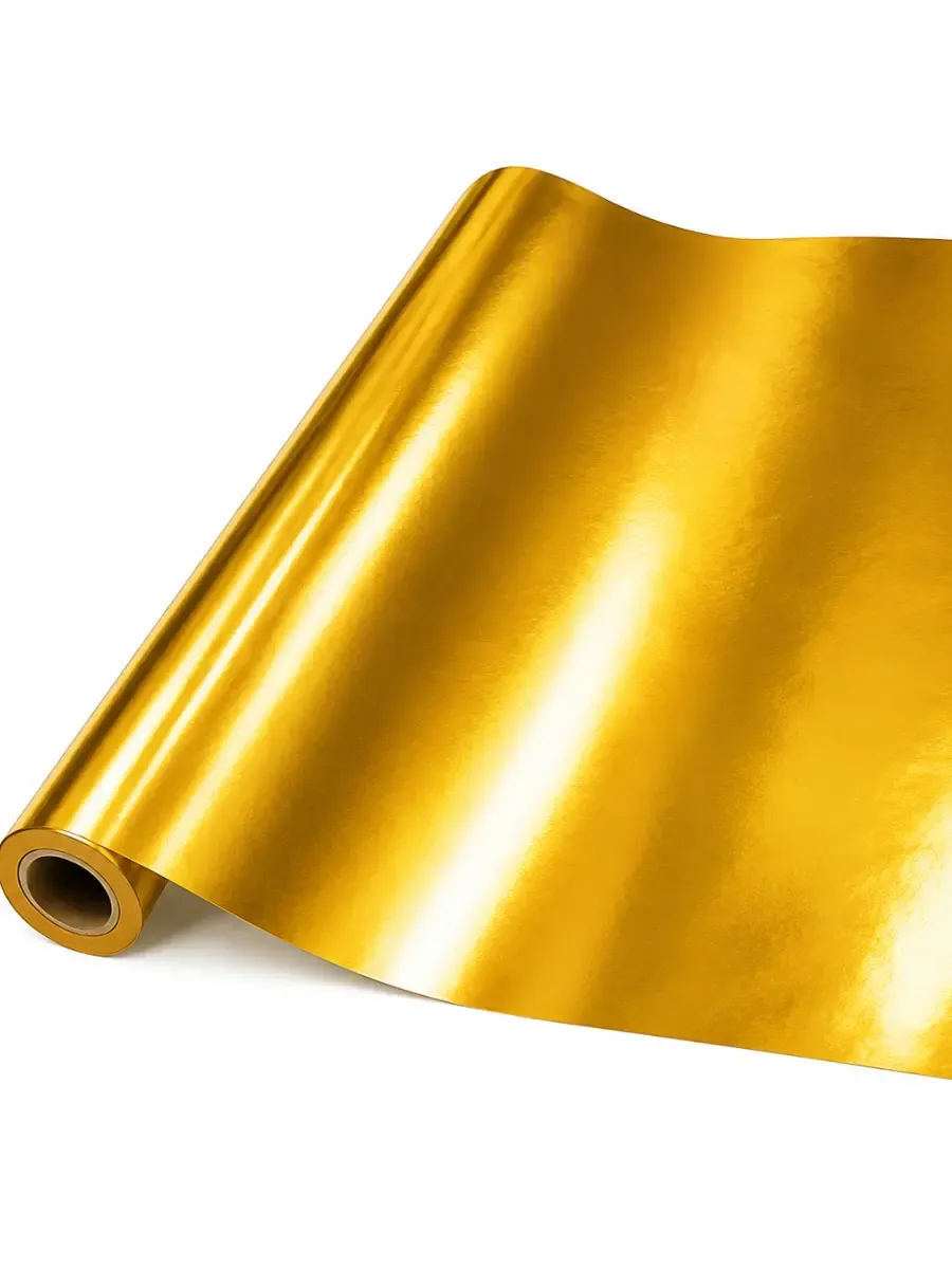 papel metalico dorado 25m mayoreo mexico en rollo