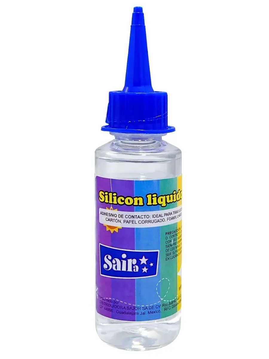 Bote de silicón frío Saira de 30ml para pegar foamy y fieltro.