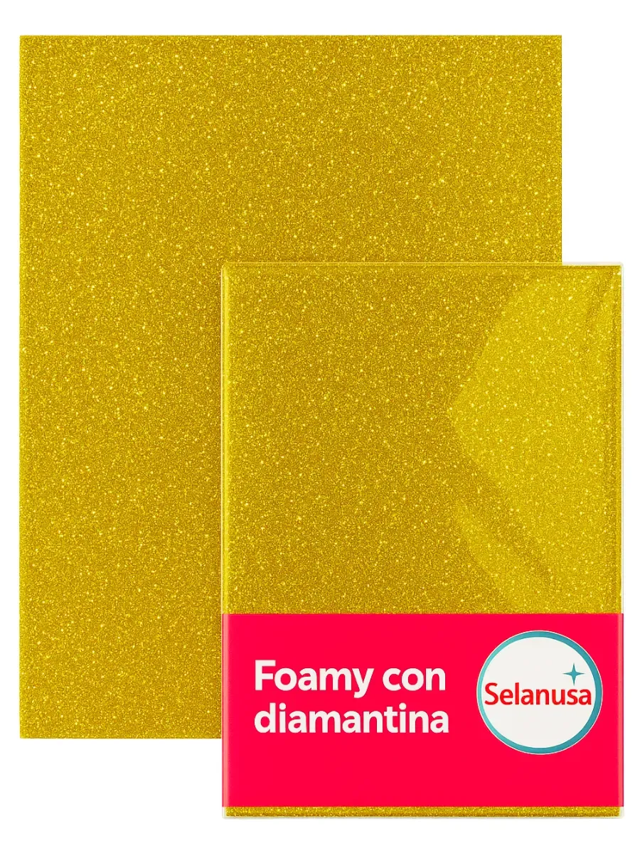 foamy oro diamantado 43x56 mayoreo mexico paquete 5 pliegos