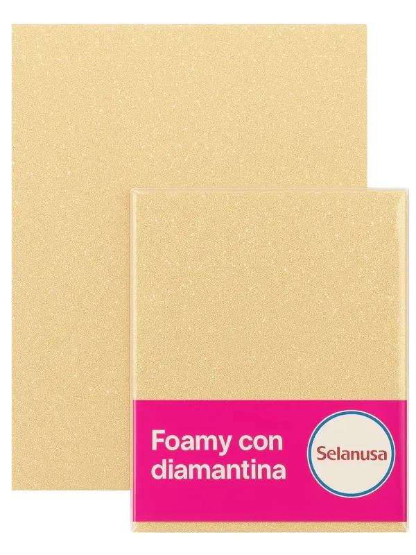 foamy carne diamantado 43x56 mayoreo mexico paquete 5 pliegos