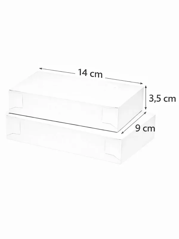 Caja blanca No. 0 para venta por mayoreo en México.