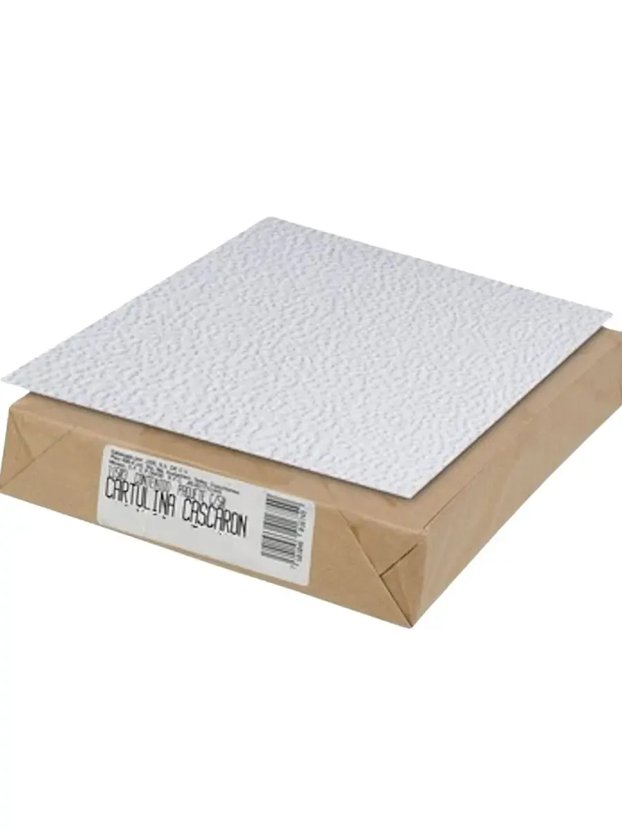 Paquete de 25 piezas de papel cascarón 1/8 marca Repassa.