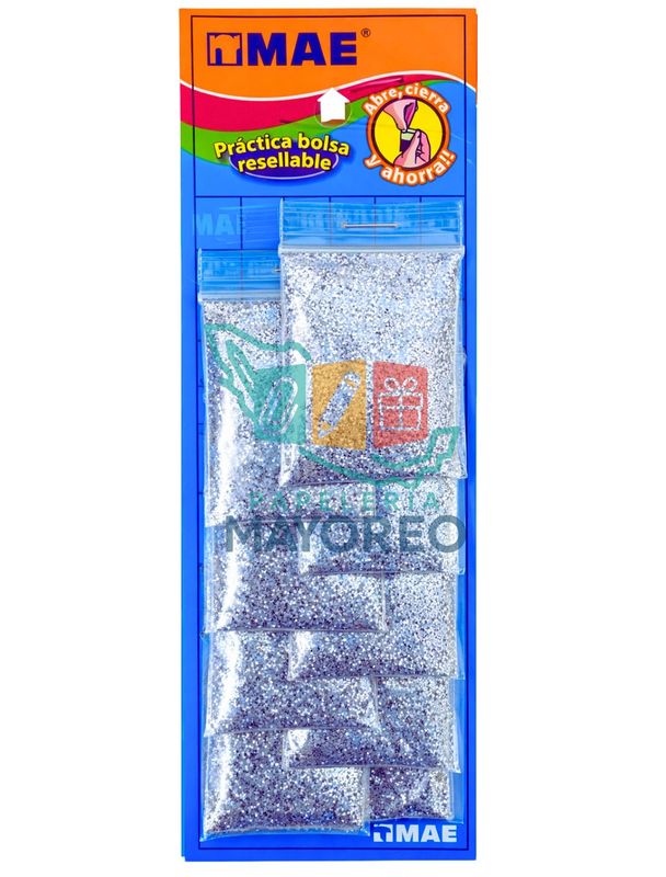 Diamantina 5gr - 10 sobres azul cielo