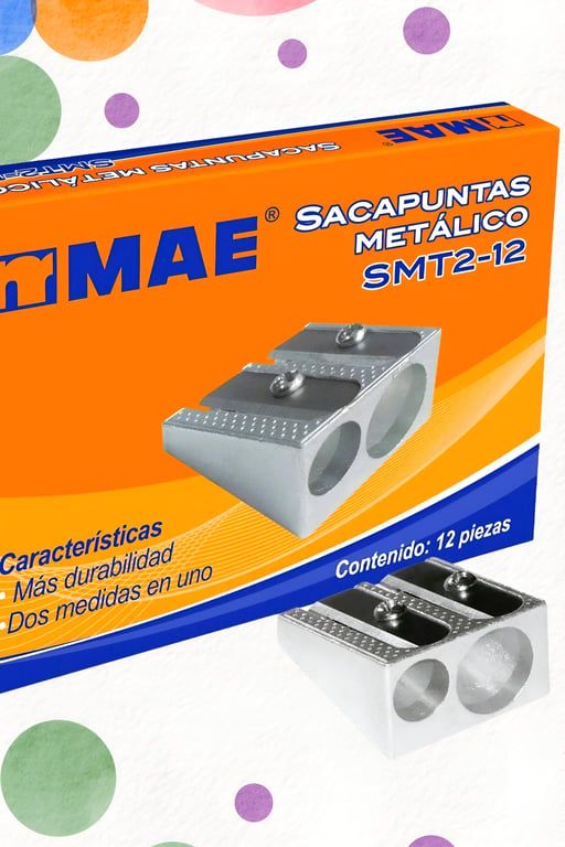 Sacapuntas metalico c/12 doble