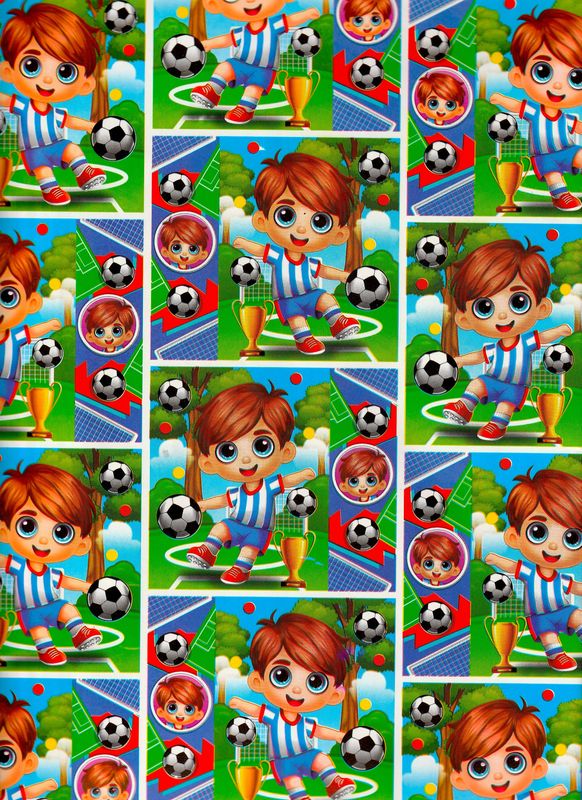 Papel de regalo c/10 pzas niño