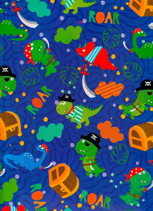 Papel de regalo c/10 pzas niño