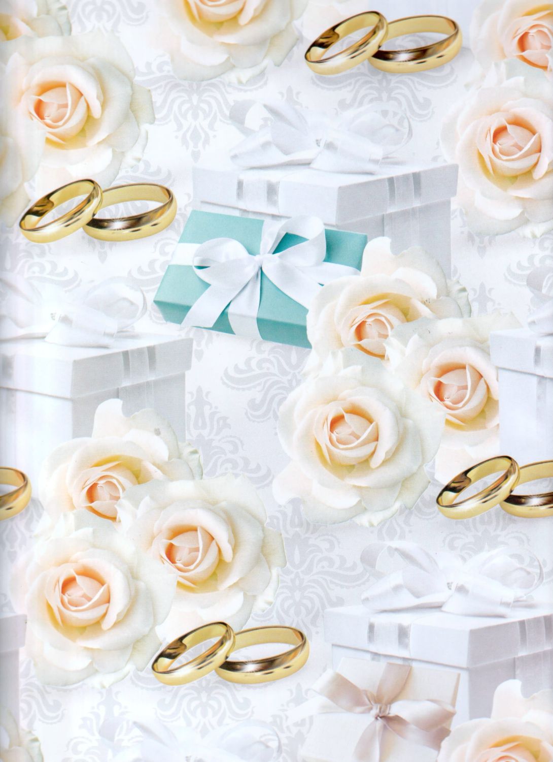 Papel de regalo c/10 pzas Boda