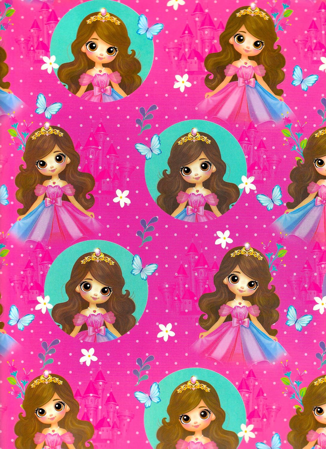 Papel de regalo c/10 pzas Dama