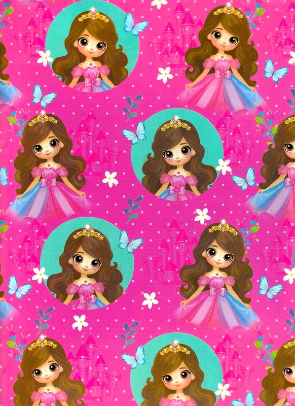 Papel de regalo c/10 pzas Dama