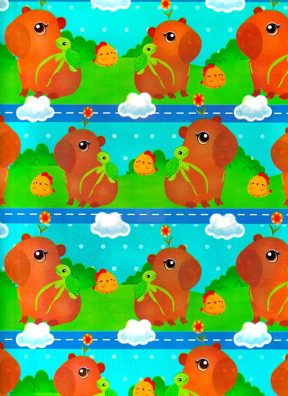 Papel de regalo c/10 pzas niño