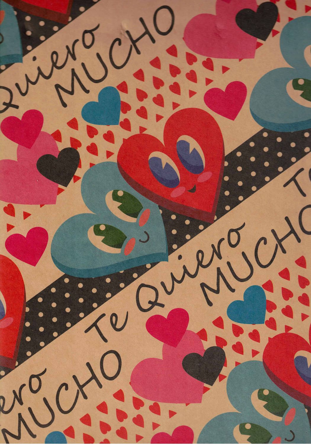 Papel de Regalo San Valentin Kraft C/10pzs Mod. A2 Papel de Regalo San Valentin Kraft C/10pzs Mod. A2