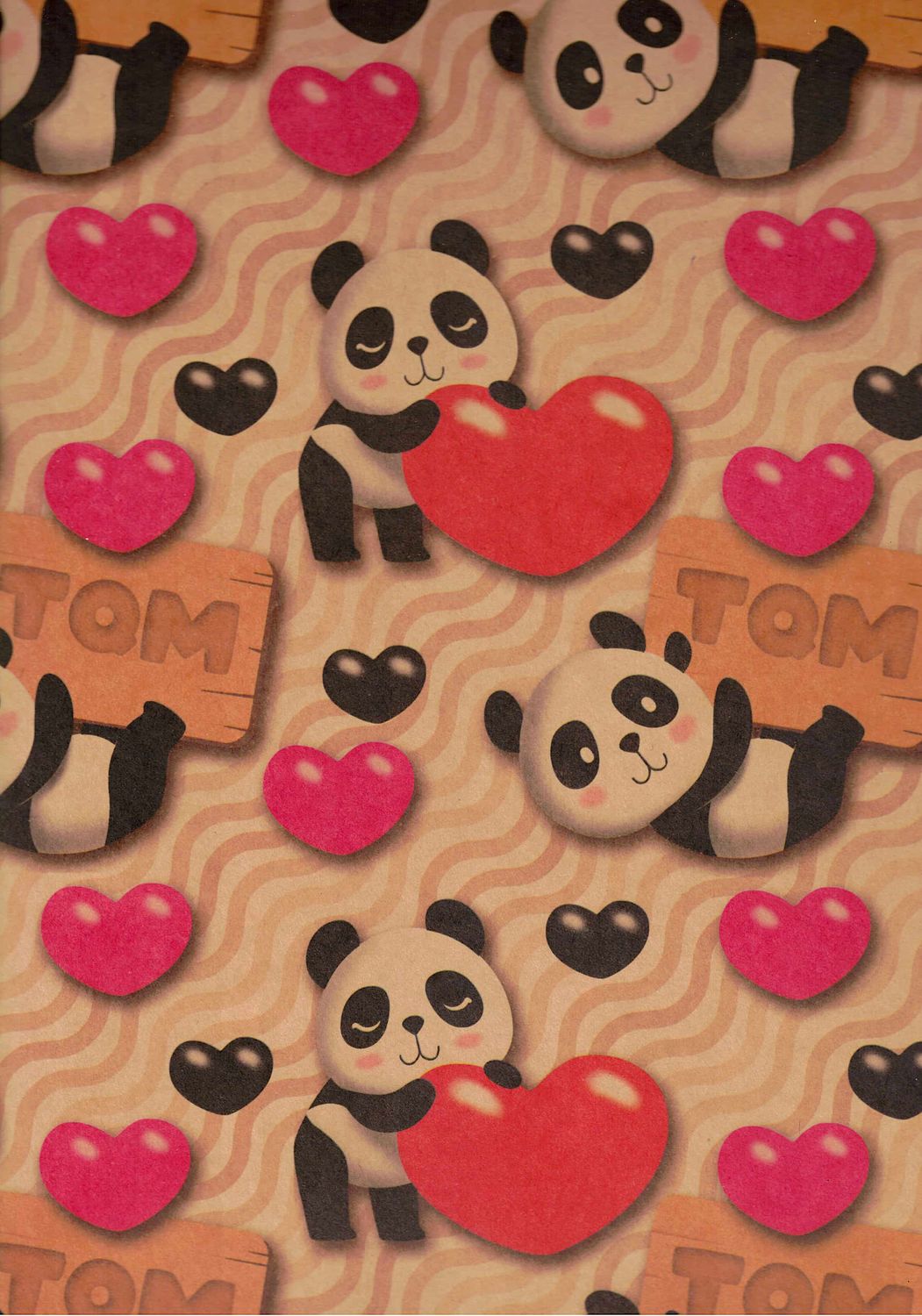 Papel de Regalo San Valentin Kraft C/10pzs Mod. A7 Papel de Regalo San Valentin Kraft C/10pzs Mod. A7