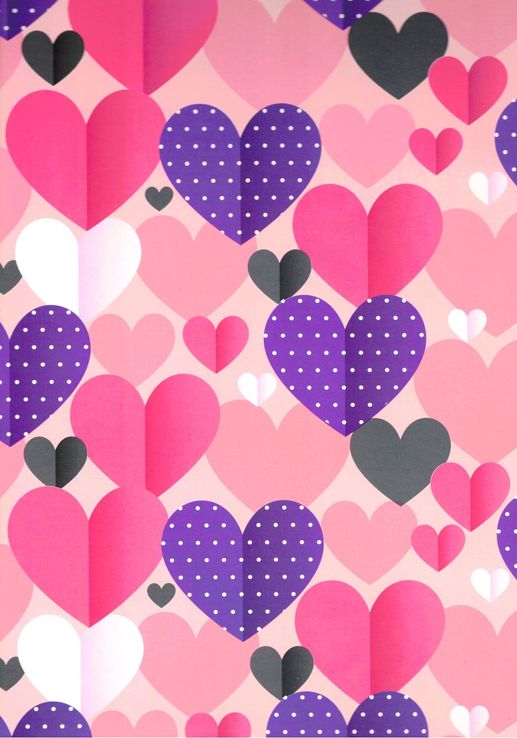 Papel de Regalo San Valentin C/10pzs Mod. A14