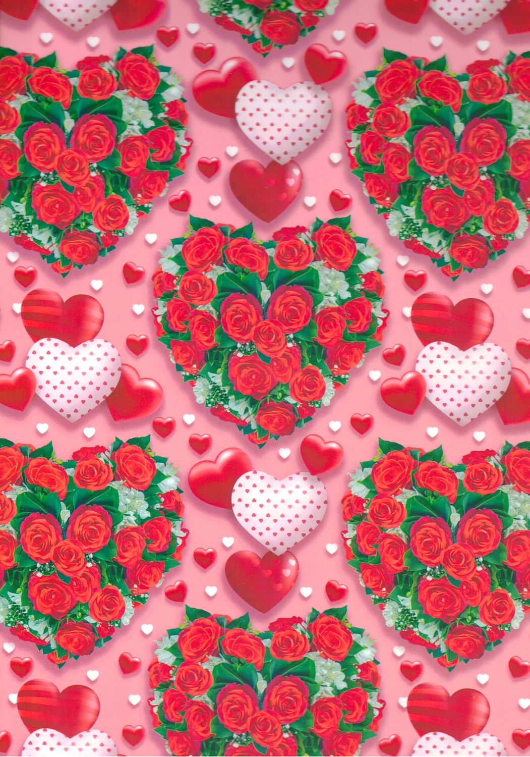 Papel de Regalo San Valentin C/10pzs Mod. A15