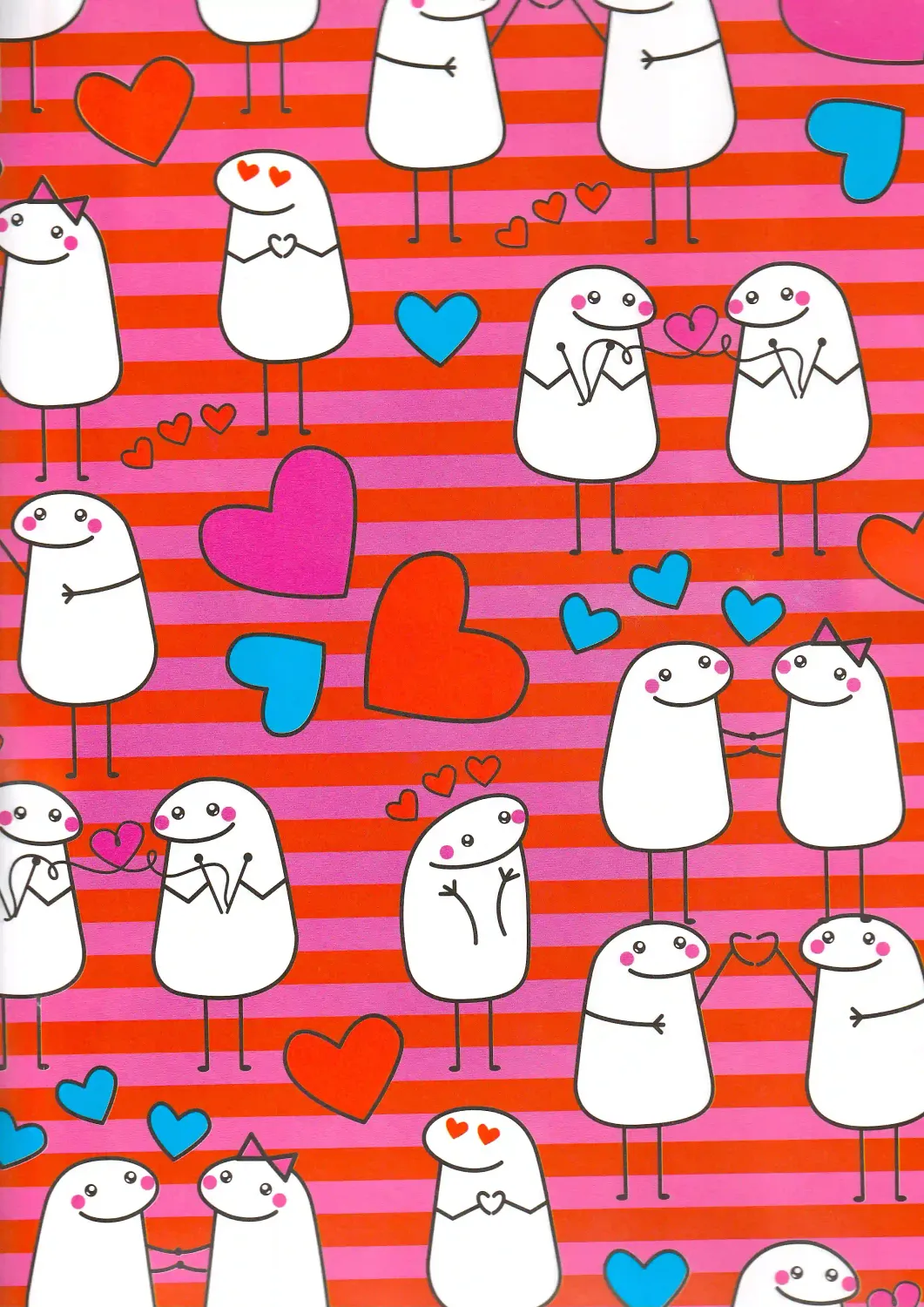 Papel de Regalo San Valentin C/10pzs Mod. A27