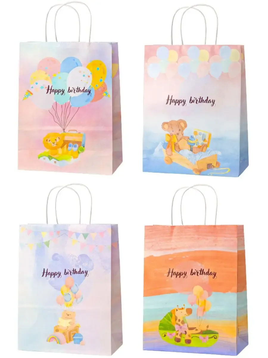 Bolsa Kraft con Asa 22x16cm (12 pzas)