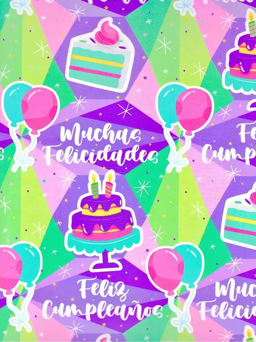 Papel de Regalo Cumpleaños (P51) - 10 pzas Mayoreo Papel de Regalo Cumpleaños (P51) - 10 pzas Mayoreo