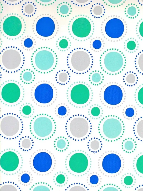 Papel de Regalo Circulos (P59) - 10 pzas Mayoreo