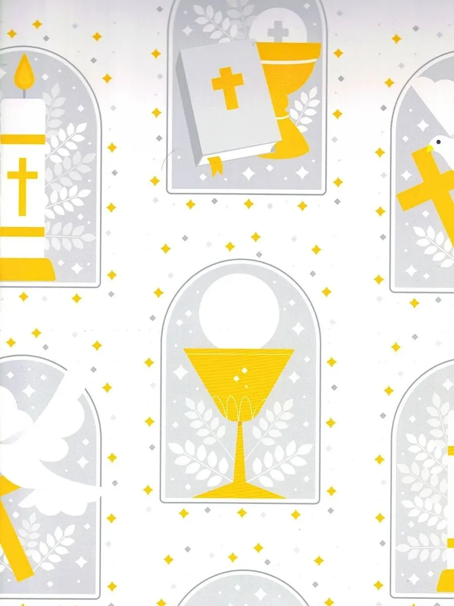 Papel de Regalo Comunión (P67) - 10 pzas Mayoreo