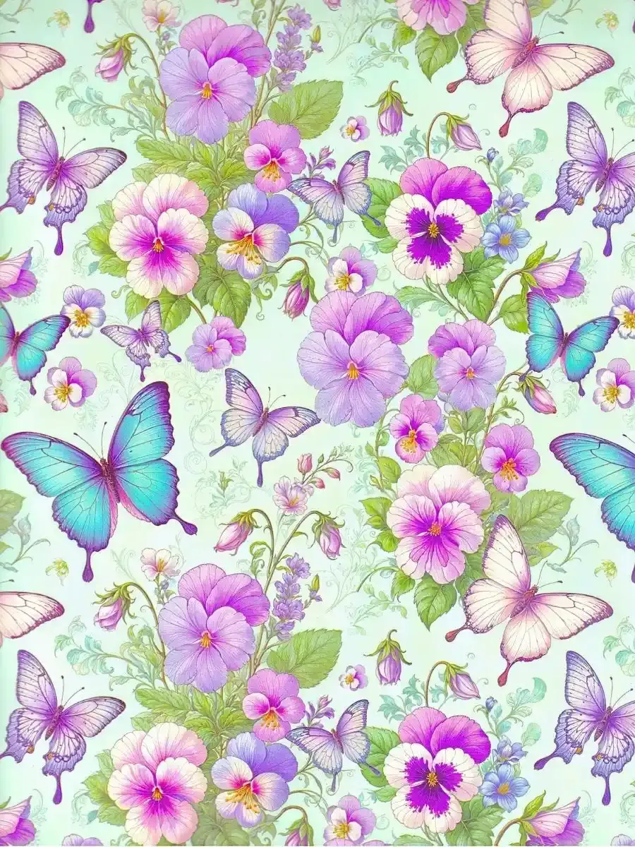 Papel de Regalo Mariposas Garden (P71) - 10 pzas Mayoreo Papel de Regalo Mariposas Garden (P71) - 10 pzas Mayoreo