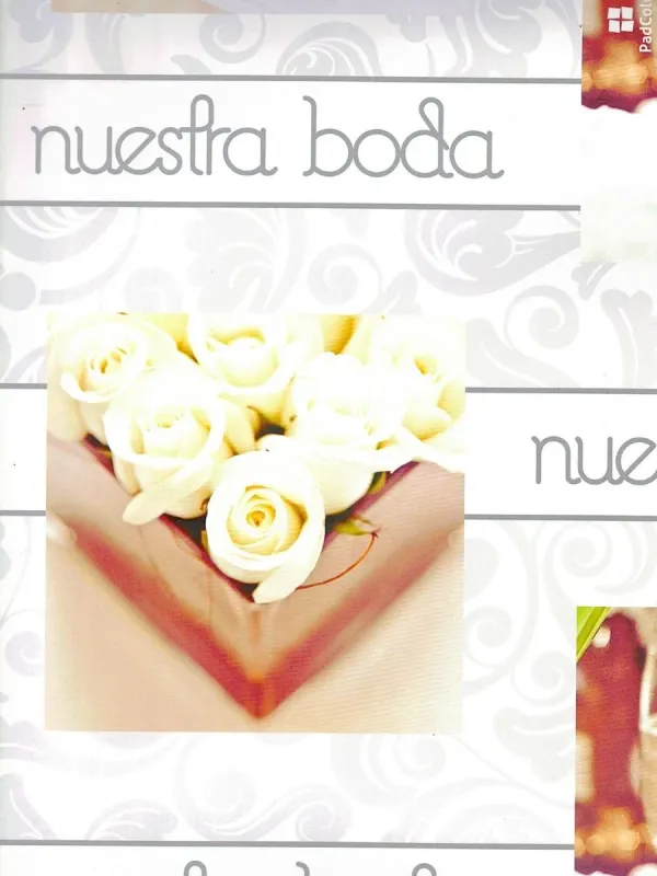 Papel de Regalo Flores Boda (P75) - 10 pzas Mayoreo