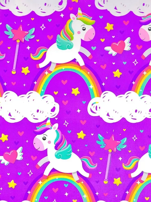 Papel de Regalo Unicornio (P84) - 10 pzas Mayoreo