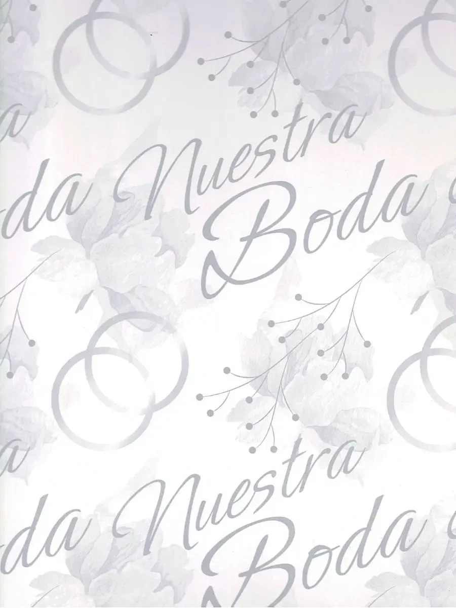Papel de Regalo Boda (P78) - 10 pzas Mayoreo