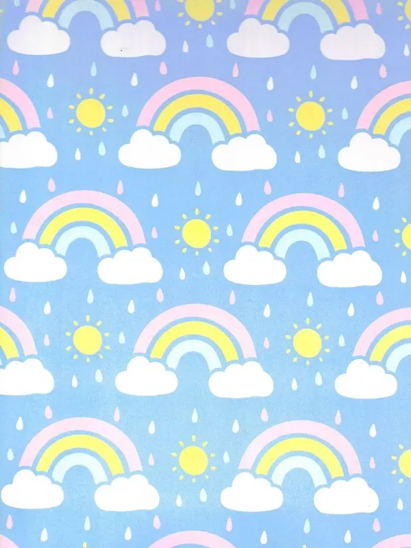 Papel de Regalo Arcoíris (P80) - 10 pzas Mayoreo