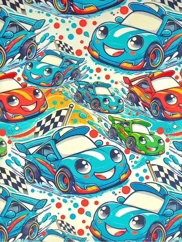 Papel de Regalo Carro de Carrera (P94) - 10 pzas Mayoreo